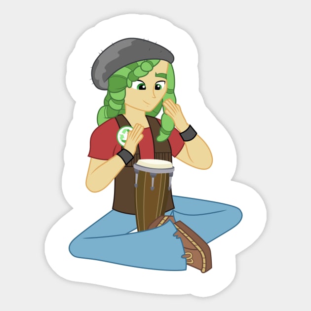 Sandalwood Drumming Sticker by CloudyGlow